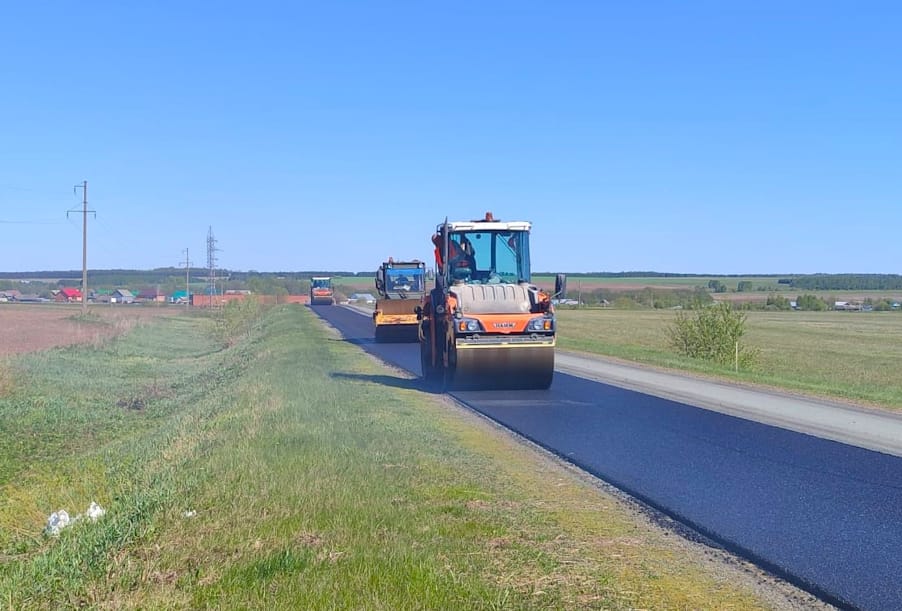 В Республике Марий Эл ремонтируют 5 км трассы Параньга – Ирнур