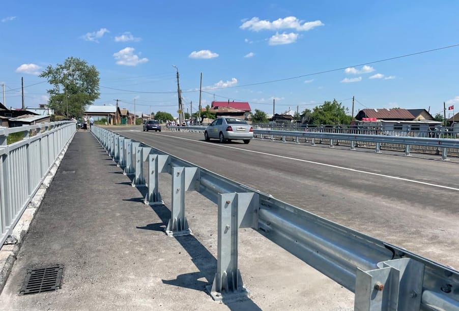 Курганская область: в Шадринске открыто движение по мосту на улице Первомайской